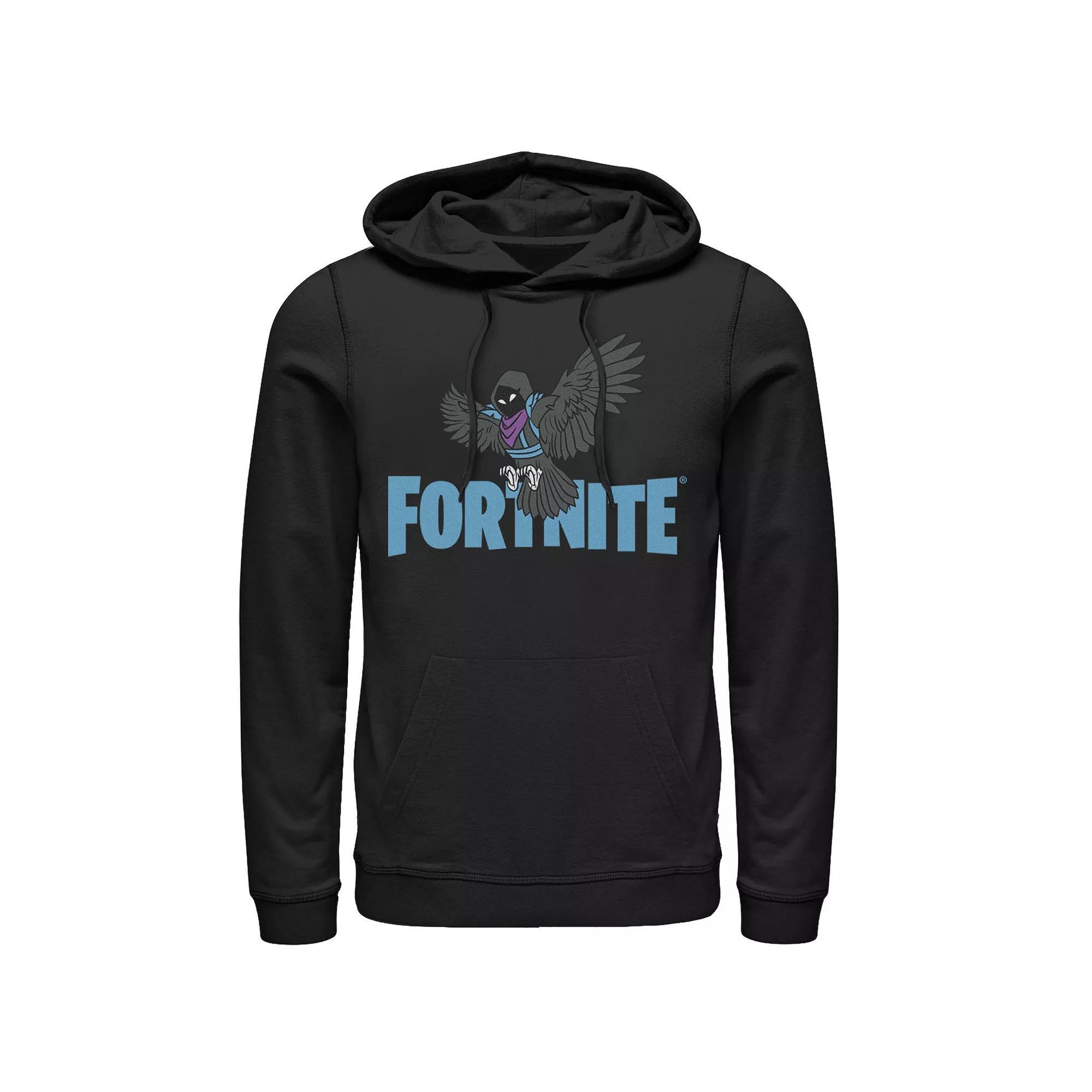 Men's Fortnite Raven Logo Hoodie, Size: Large, Blue Product Image