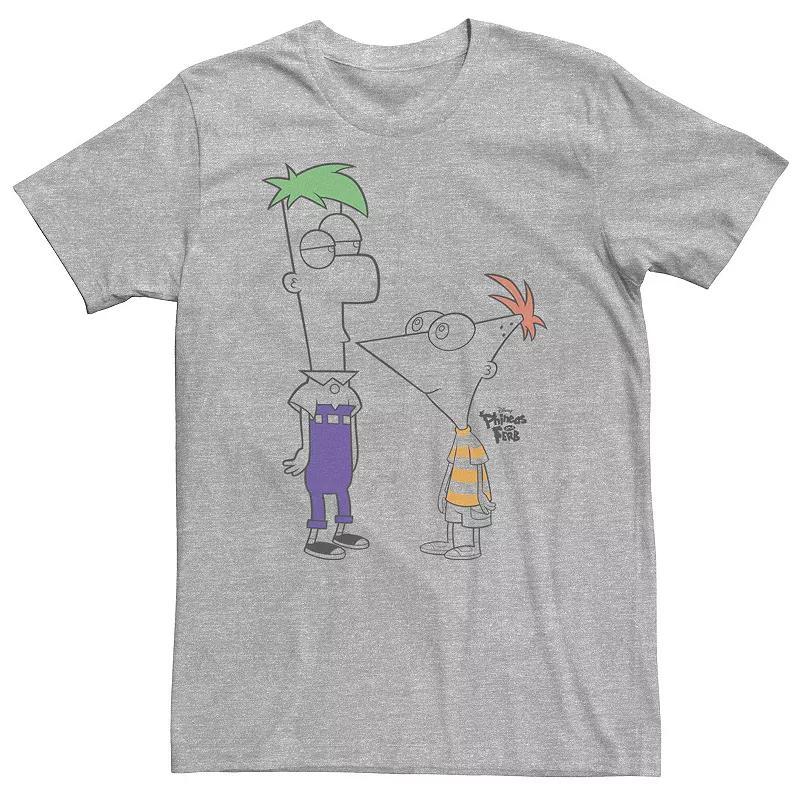 Disney's Phineas And Ferb Big & Tall Boys Of Summer Tee, Men's,  Product Image