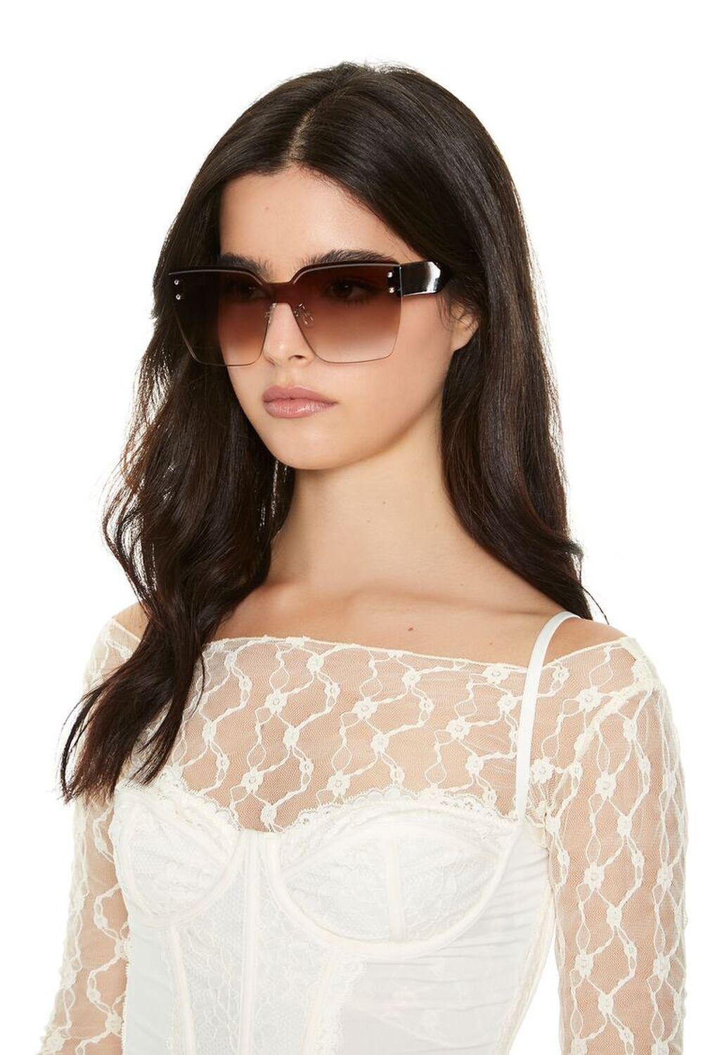 Rimless Square Sunglasses | Forever 21 Product Image