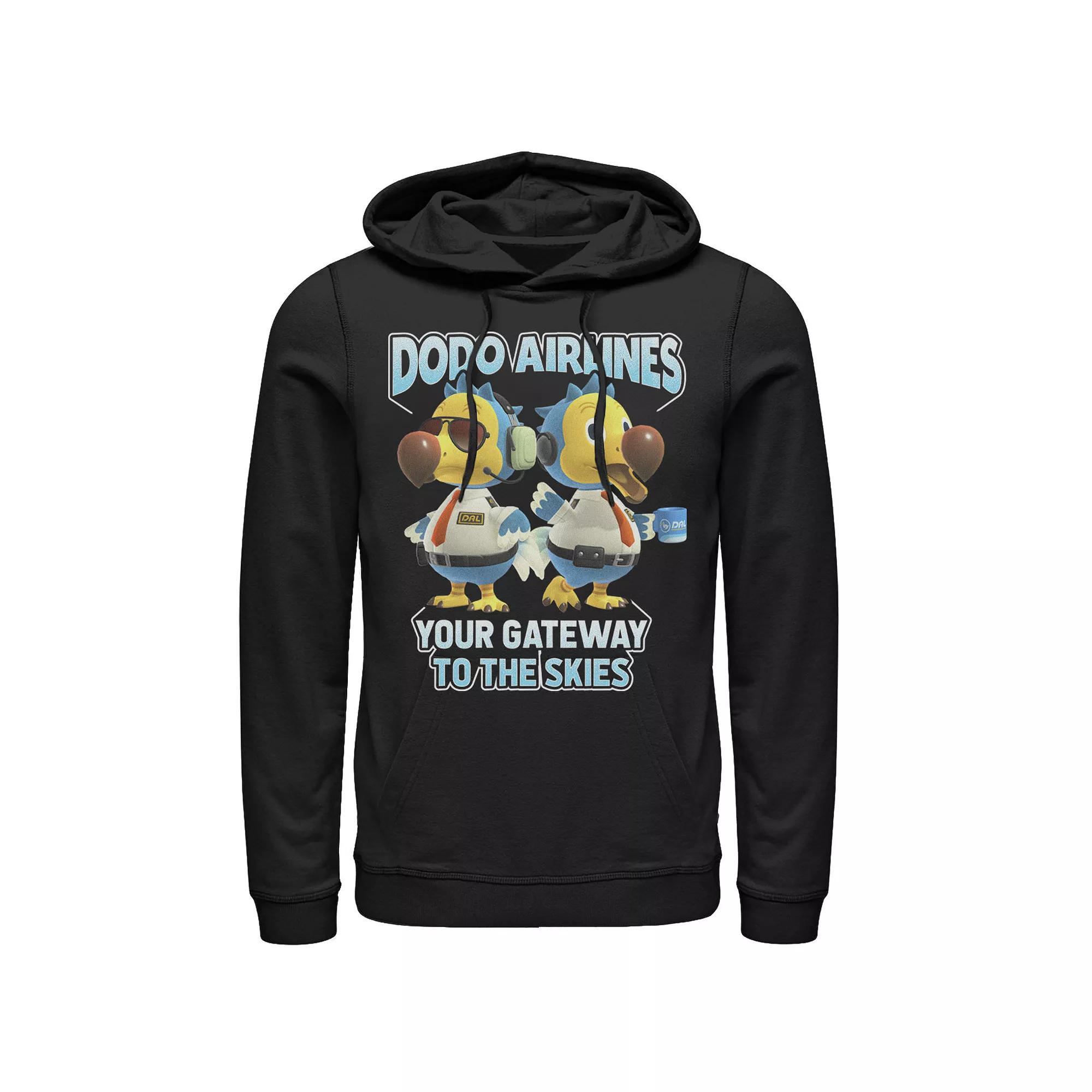Men's Animal Crossing Dodo Airlines Your Gateway To The Skies Hoodie,  Product Image