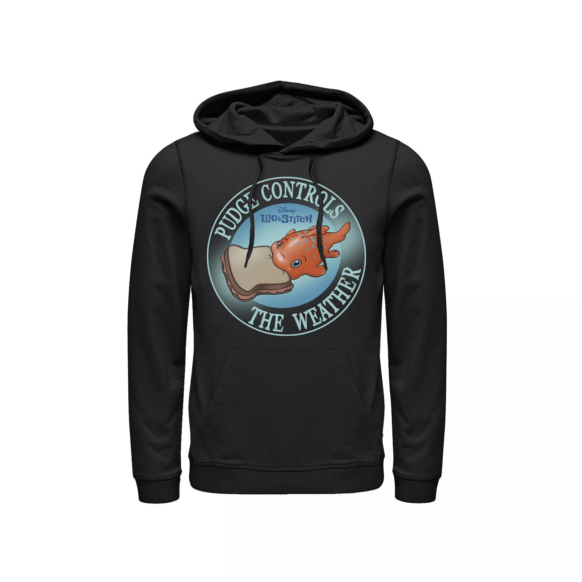 Men's Jurassic Park Dinosaur Crossing Yellow Sign Pullover Hoodie,  Product Image