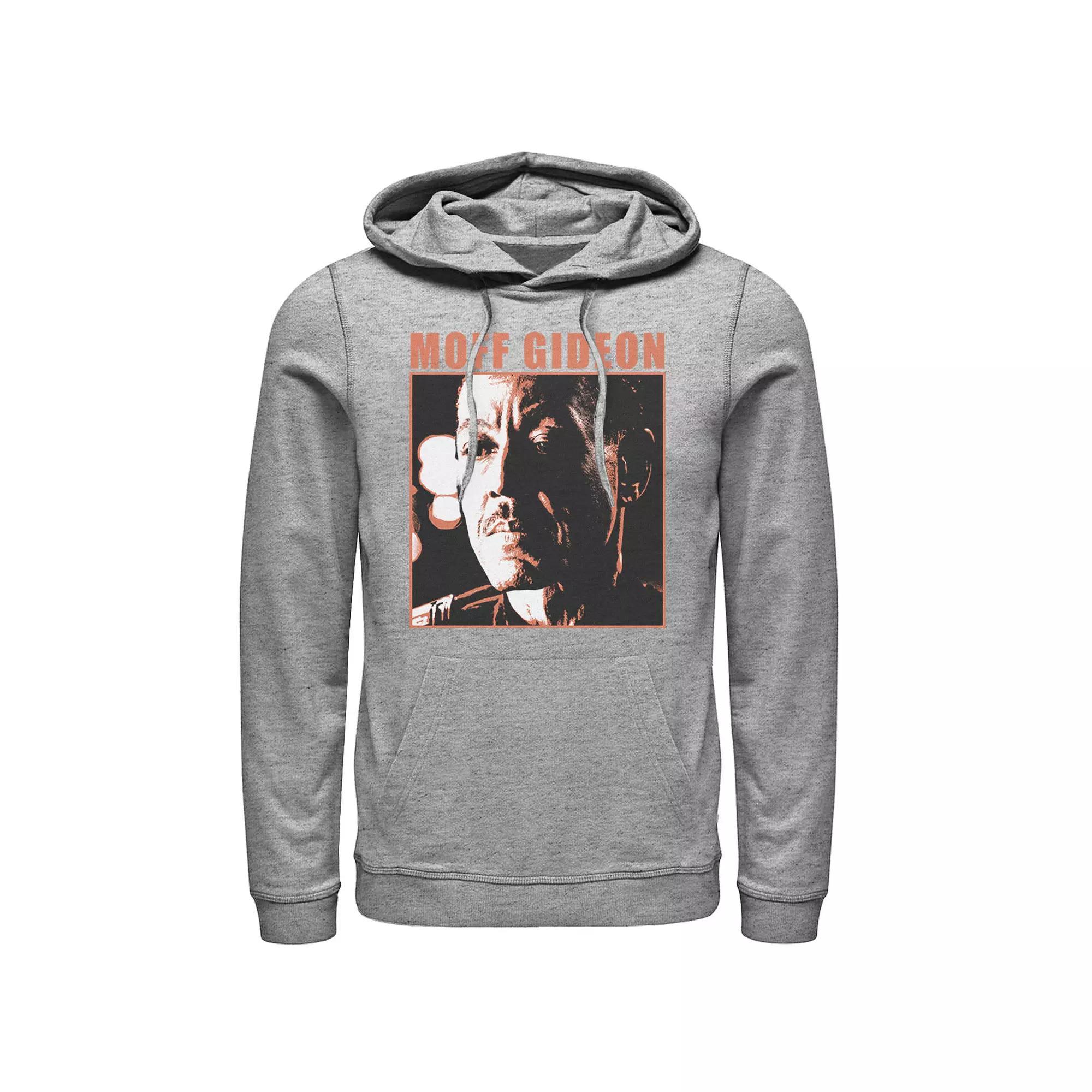 Men's Star Wars The Mandalorian Moff Gideon Orange Hue Portrait Hoodie,  Product Image