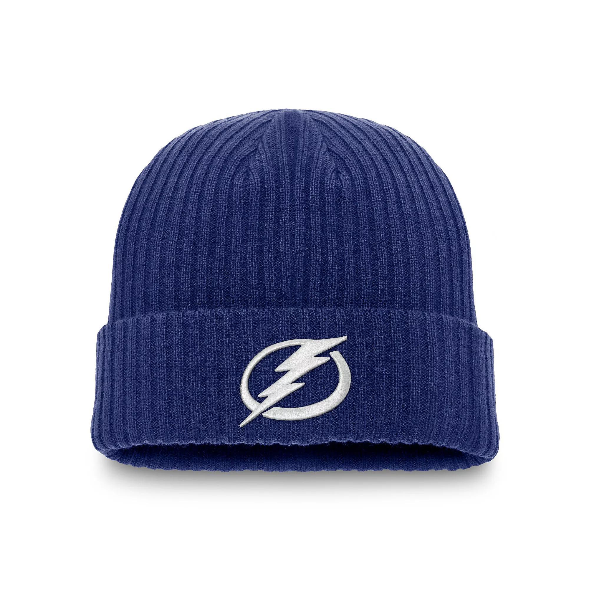Men's Fanatics Blue Tampa Bay Lightning Component Cuffed Knit Hat, Lgh Blue Product Image