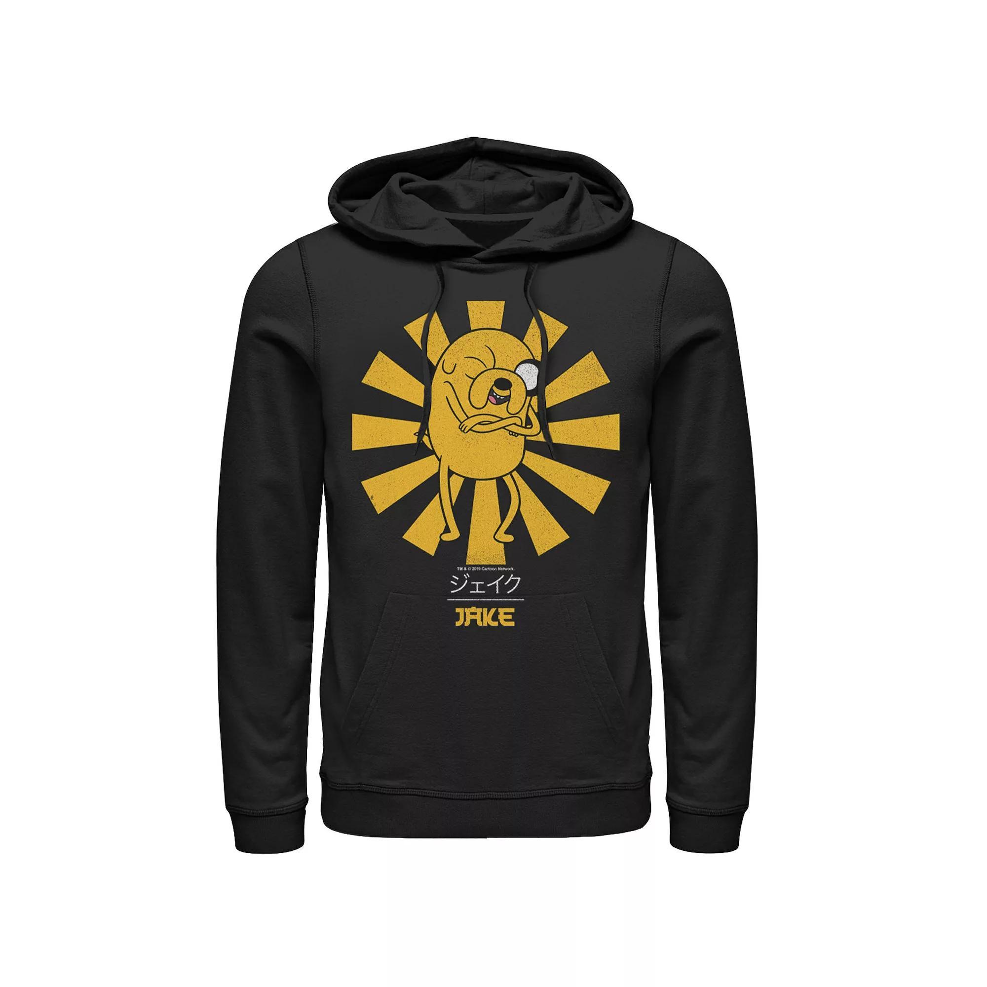 Men's Adventure Time Jake The Dog Kanji Portrait Graphic Pullover Graphic Hoodie,  Product Image