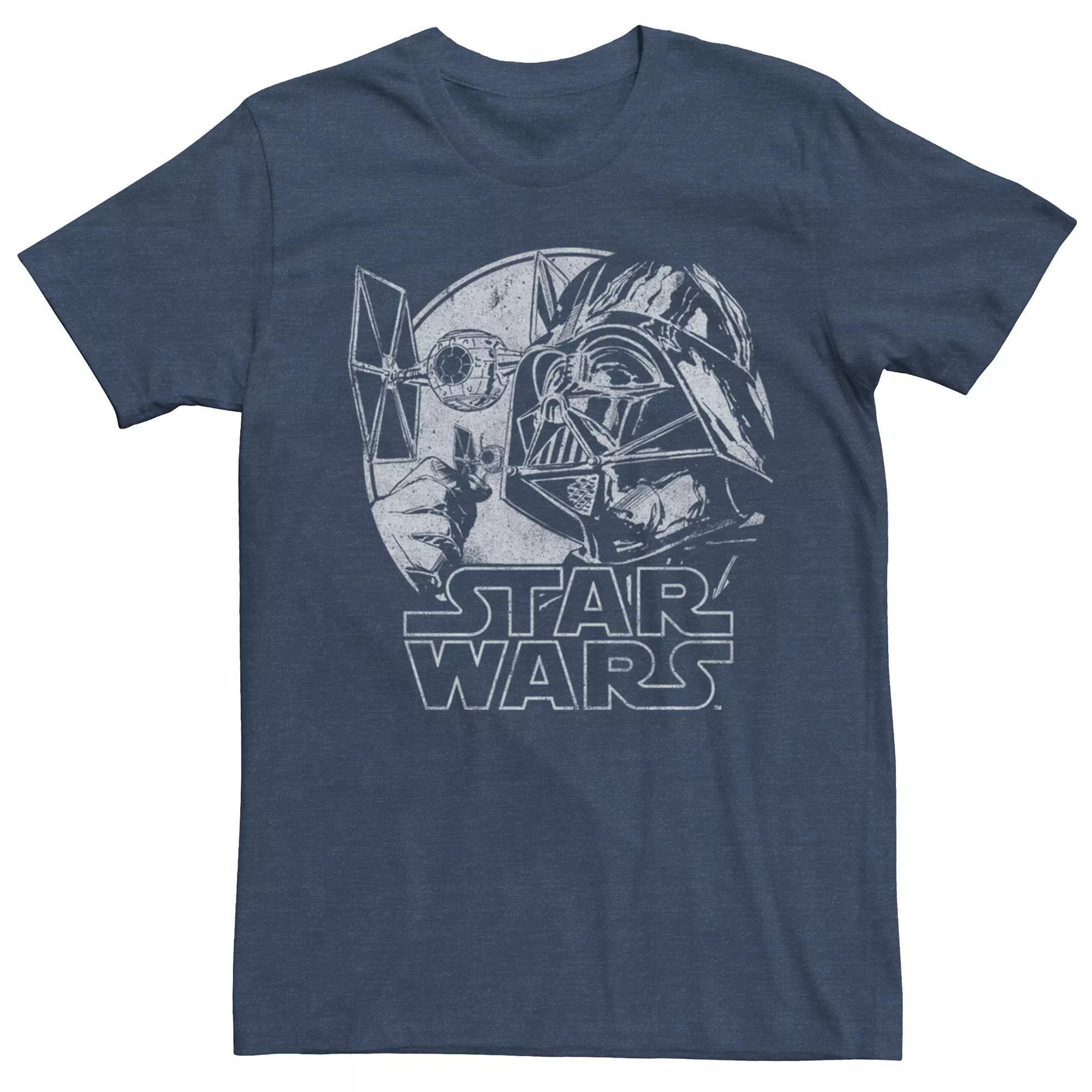 Men's Star Wars Darth Vader Ships Portrait Tee,  Product Image