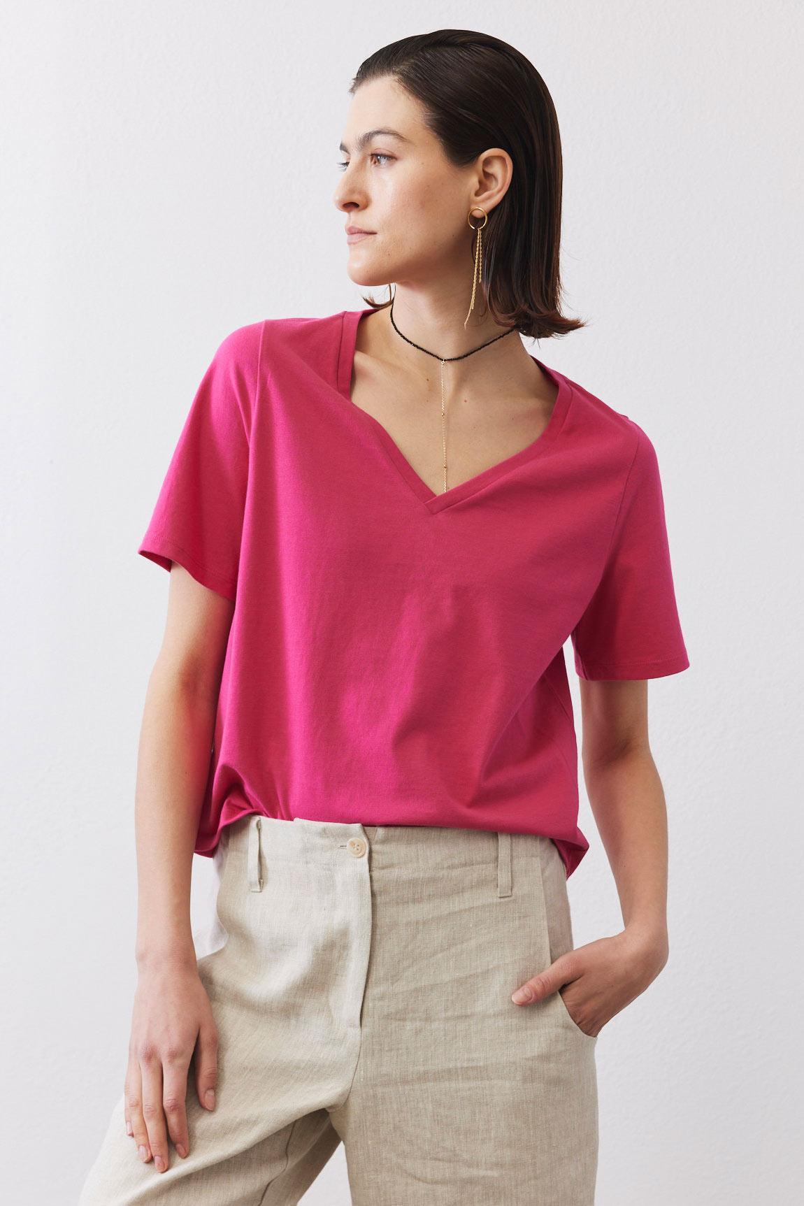 Classic Cotton V-Neck Product Image