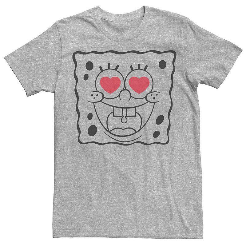 Men's Nickelodeon SpongeBob SquarePants Heart Eyes Line Art Tee,  Product Image
