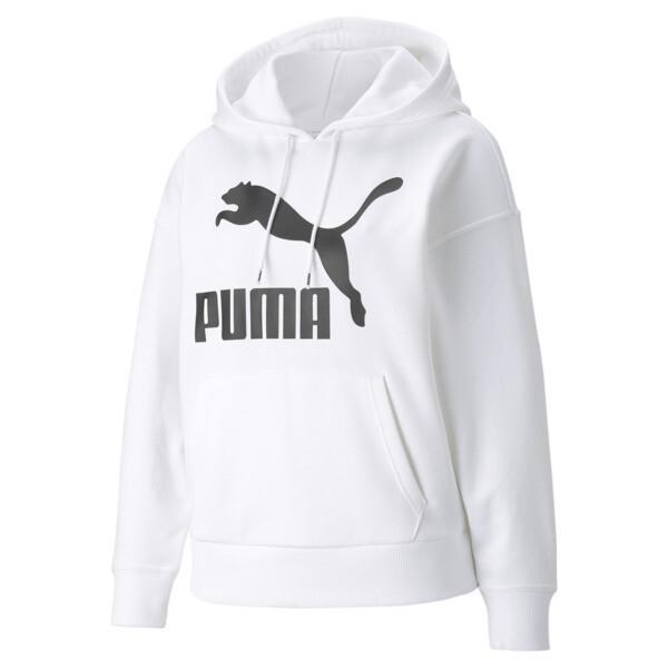 PUMA Classics Logo Womens Hoodie Product Image