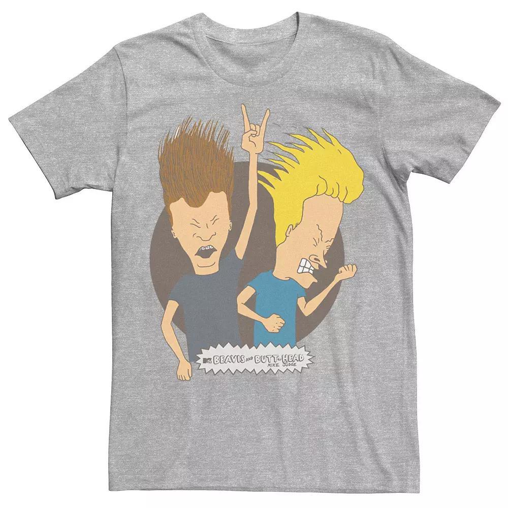 Men's Beavis & Butthead So Broken Group Shot Poster Tee,  Product Image