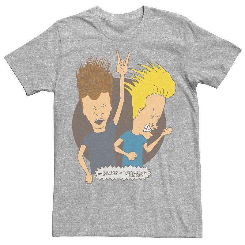 Men's Beavis & Butthead So Broken Group Shot Poster Tee,  Product Image