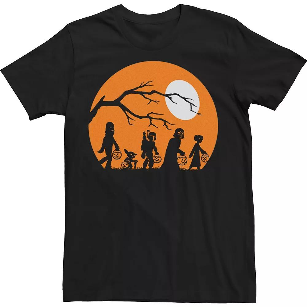 Big & Tall Star Wars The Haunt Silhouette Halloween Tee, Men's,  Product Image