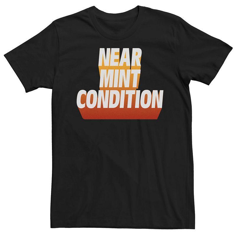 Men's Near Mint Condition Bold Tee, Size: Large, Black Product Image