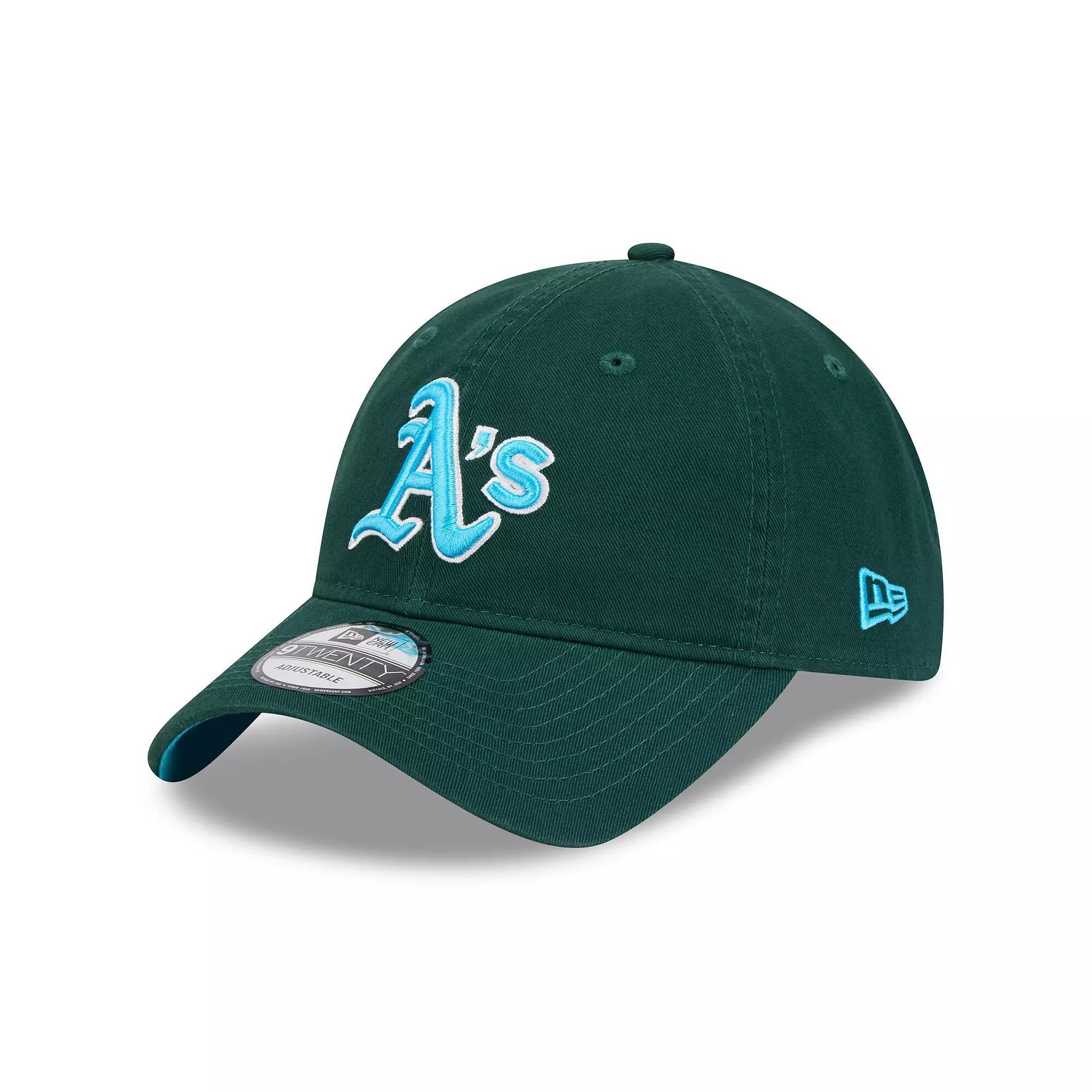 Men's New Era Green Oakland Athletics 2024 Father's Day 9TWENTY Adjustable Hat Product Image