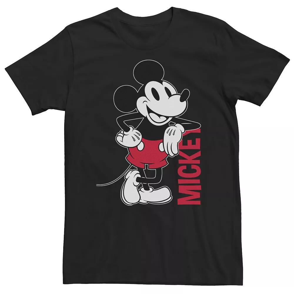 Big & Tall Disney Mickey Mouse Vintage Mickey Outline Tee, Men's,  Product Image