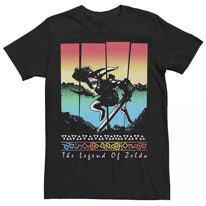 Men's The Legend Of Zelda Link Gradient Panels Tee,  Product Image
