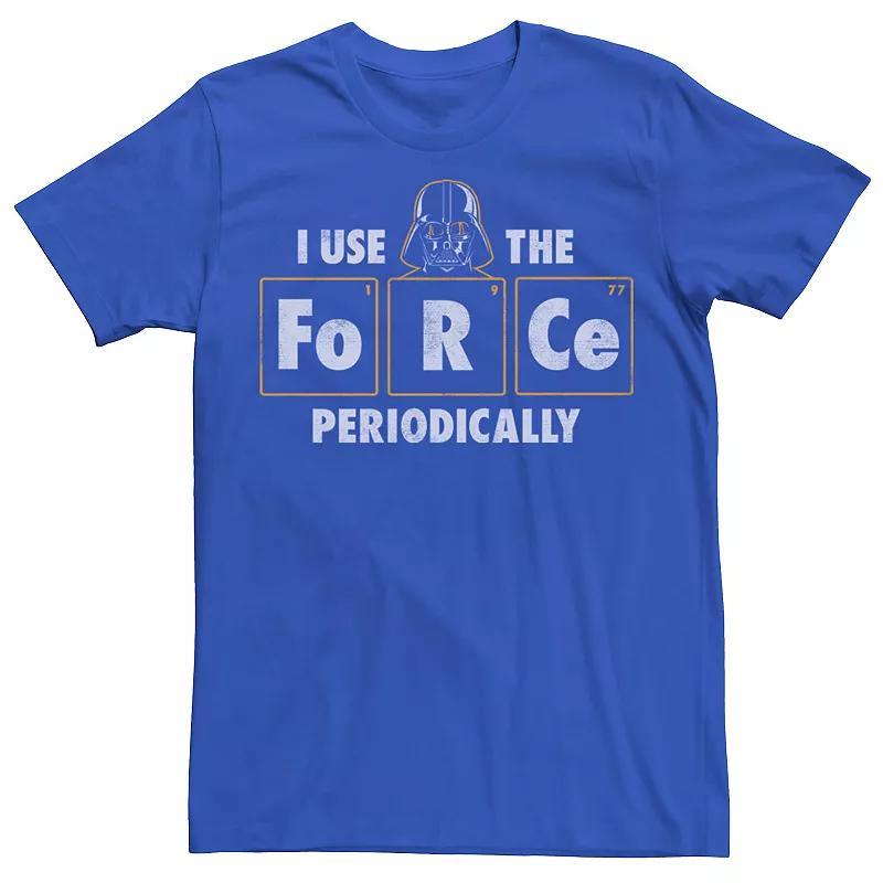 Men's Star Wars Vader Use Force Periodically Tee, Size: Medium, Red Product Image