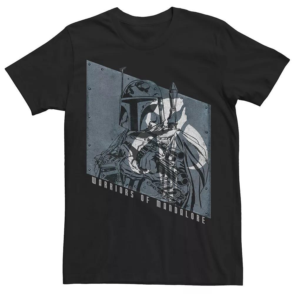 Men's Star Wars Boba fett Warriors Of Mandalore Tee, Size: 3XL, Black Product Image