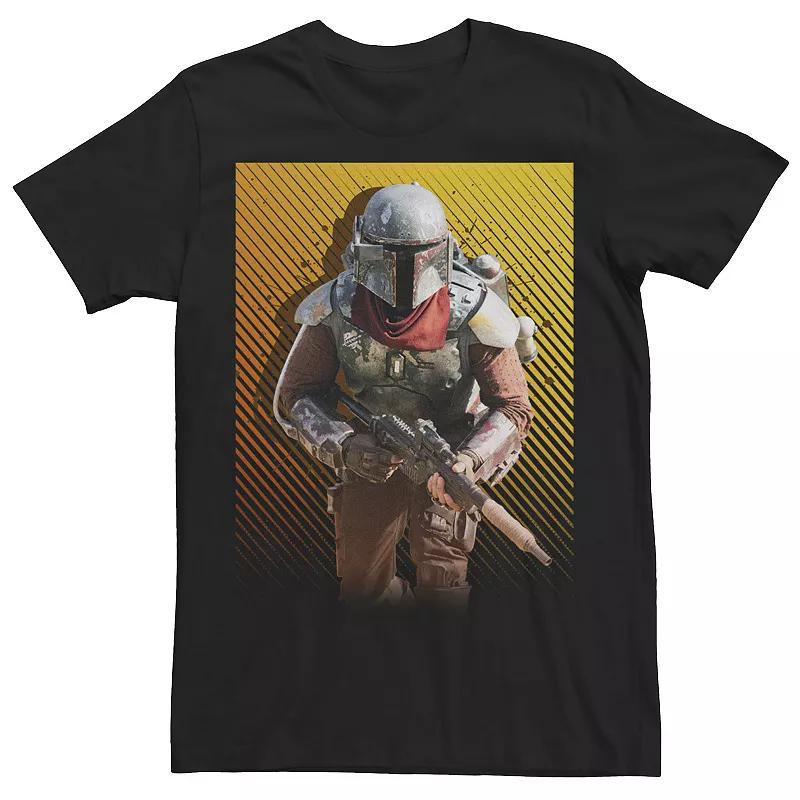 Mens Star Wars: The Mandalorian The Marshal Pop Art Poster Tee Product Image