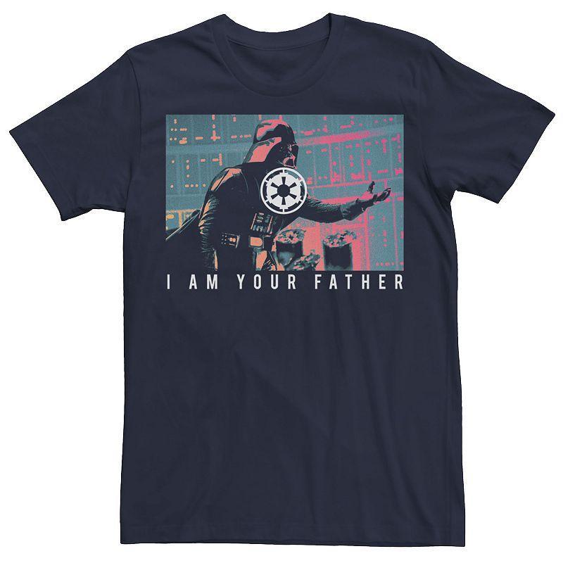 Men's Star Wars R2-D2 BB-8 Blue Prints Tee, Size: Small, Navy Grey Product Image