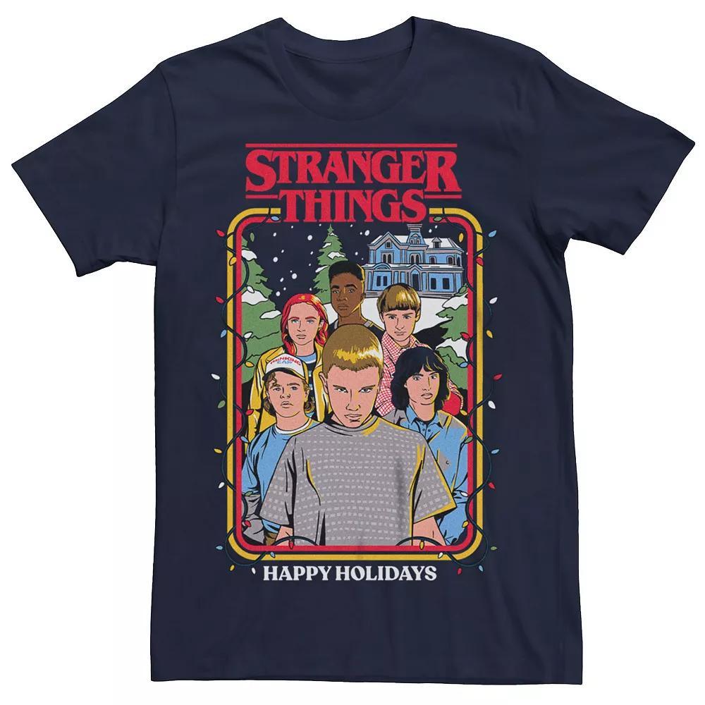 Men's Stranger Things Happy Holidays Graphic Tee,  Product Image