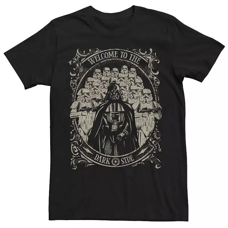 Big & Tall Star Wars Darth Vader & Stormtrooper Army The Dark Side Tee, Mens Product Image