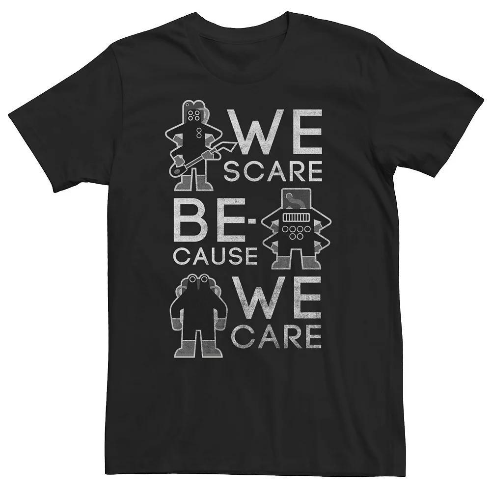 Big & Tall Disney / Pixar Monsters Inc CDA Troops We Scare We Car Tee, Men's, Size: XL Tall, Black Product Image