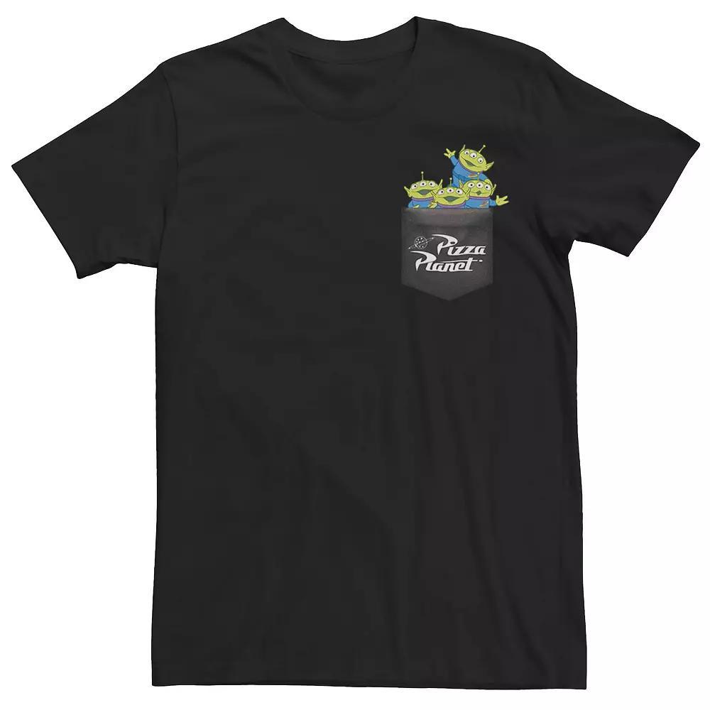 Disney / Pixar's Toy Story Men's Pizza Planet Aliens Pocket Graphic Tee,  Product Image