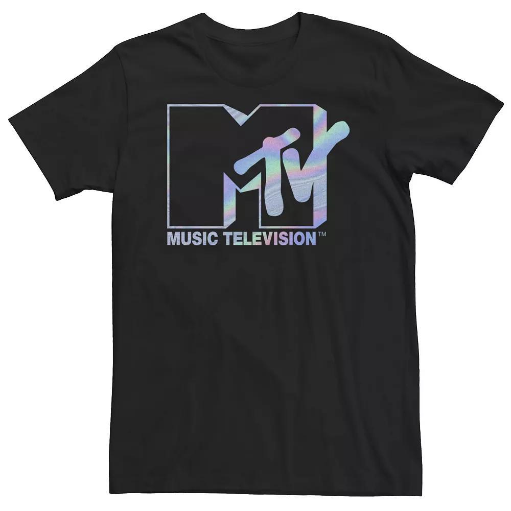 Big & Tall MTV Holographic Logo Tee, Mens Product Image