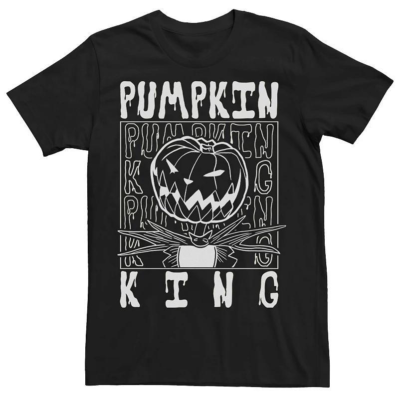 Disney's The Nightmare Before Christmas Men's Pumpkin King Stack Tee, Size: XL, Black Product Image