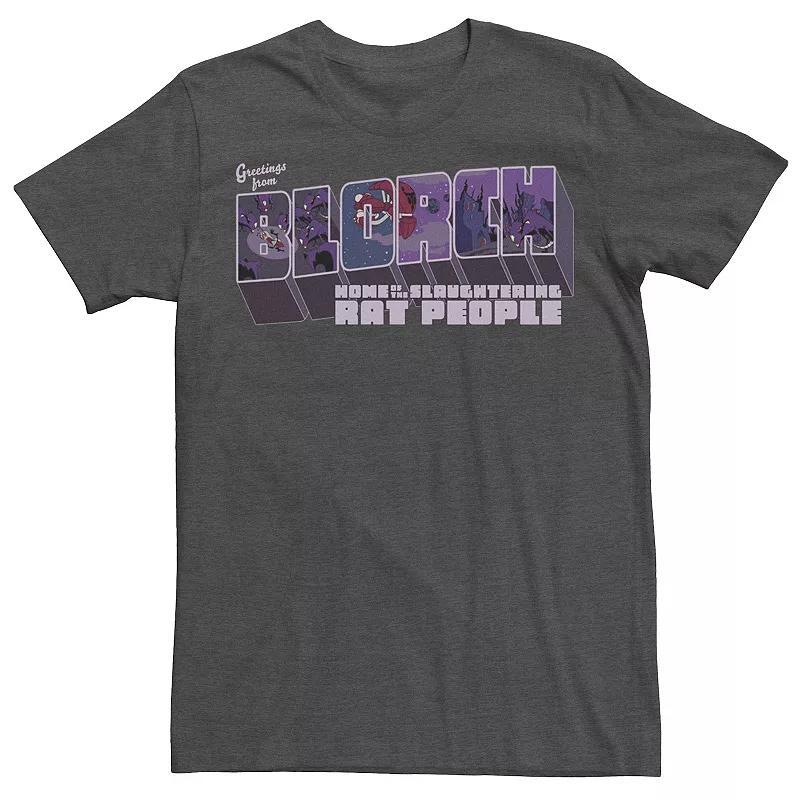 Men's Invader Zim Greetings From Blorch Graphic Tee, Size: Large, Navy Grey Product Image