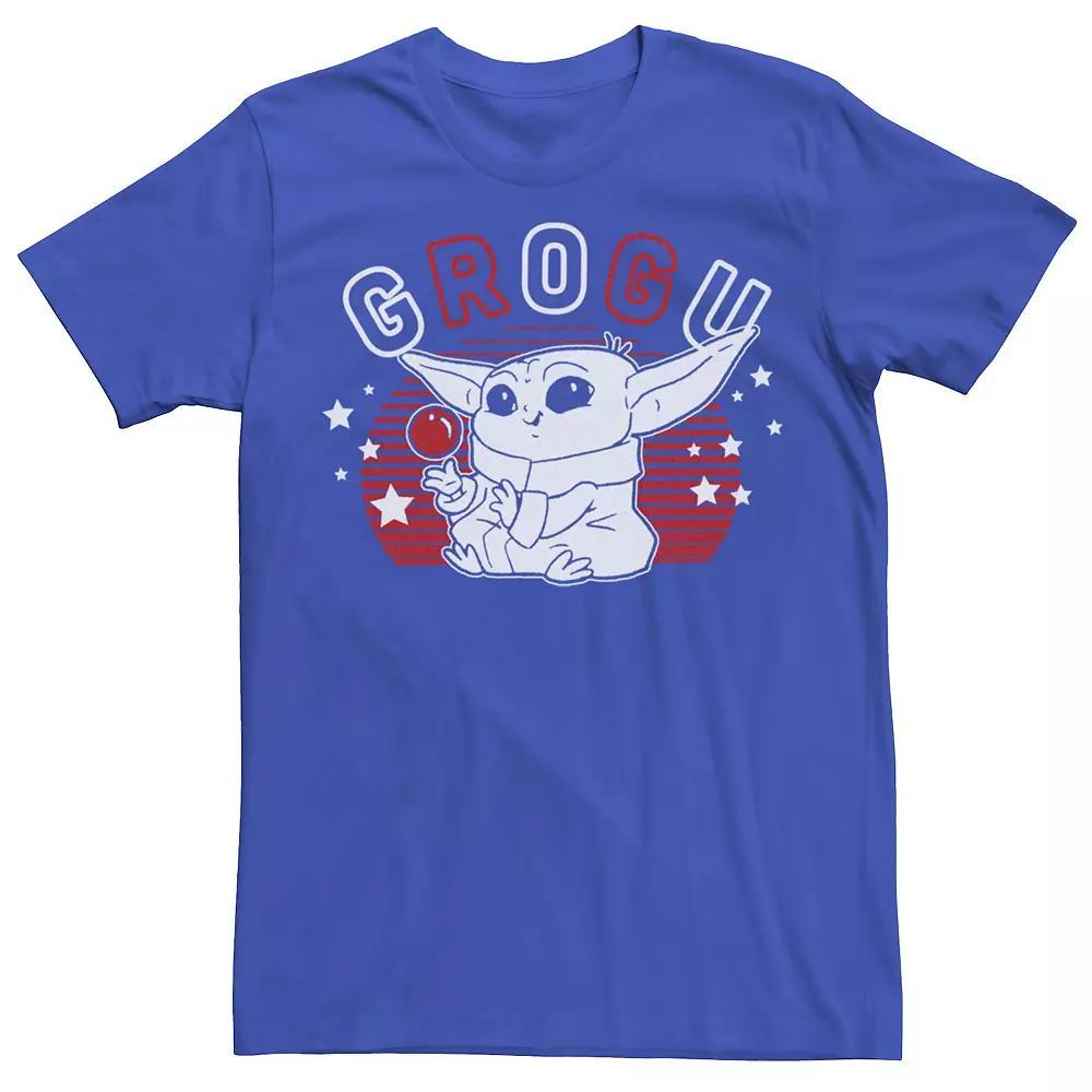 Men's Star Wars: The Mandalorian Grogu Lines Stars Tee,  Product Image