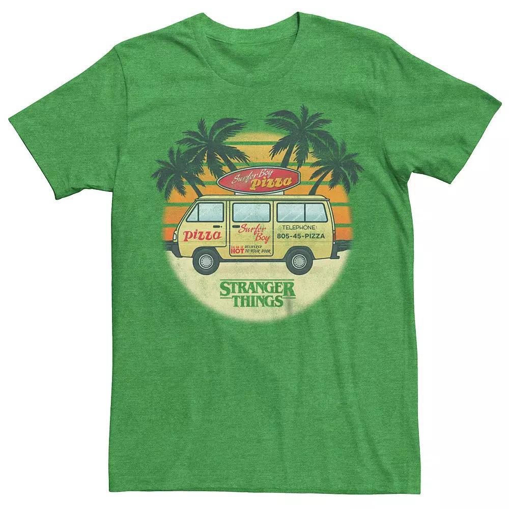Men's Netflix Stranger Things Surfer Boy Pizza Tee,  Product Image