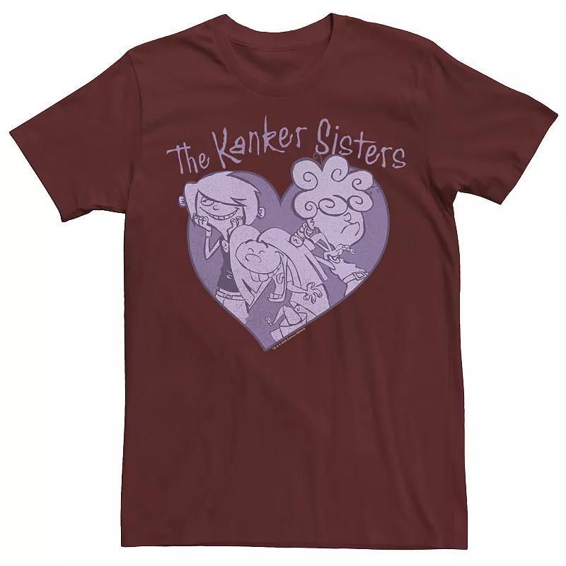 Mens Ed, Edd & Eddy The Kanker Sisters Heart Portrait Tee Product Image