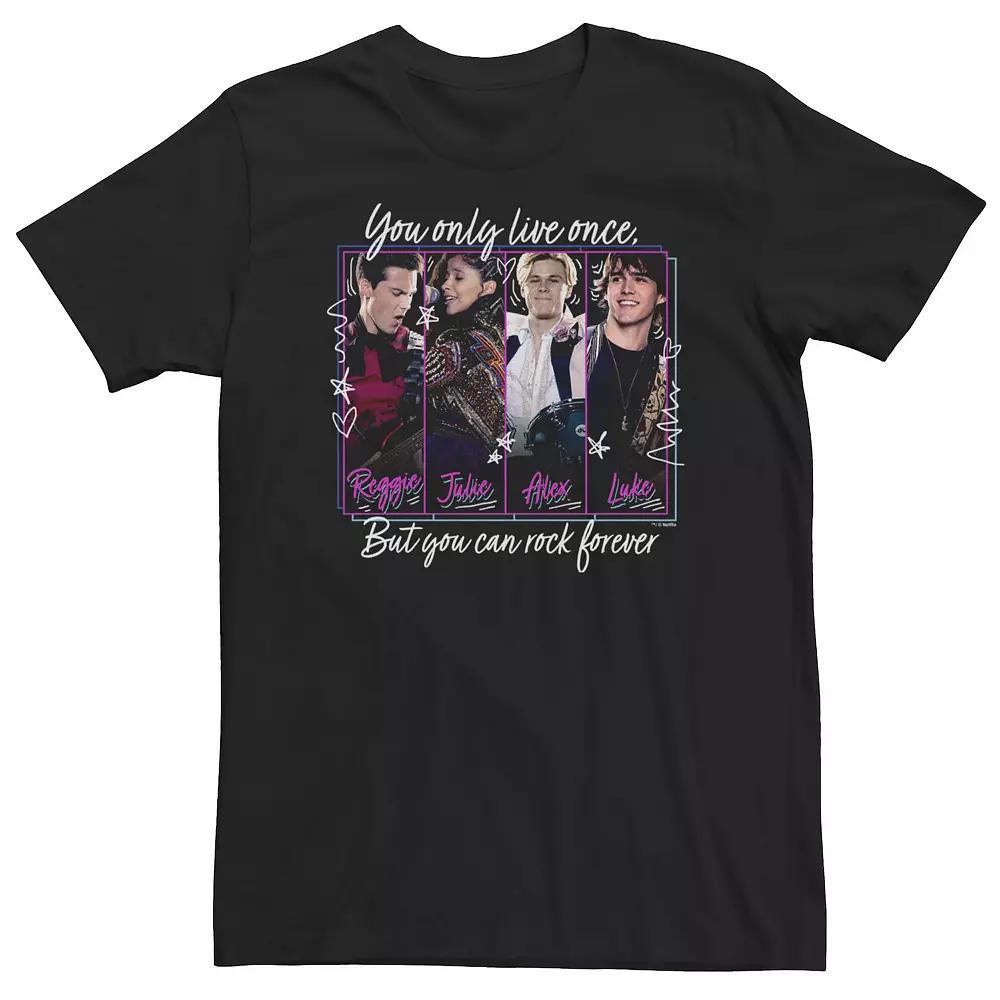 Big & Tall Julie And The Phantoms You Can Rock Forever Panels Tee, Men's,  Product Image