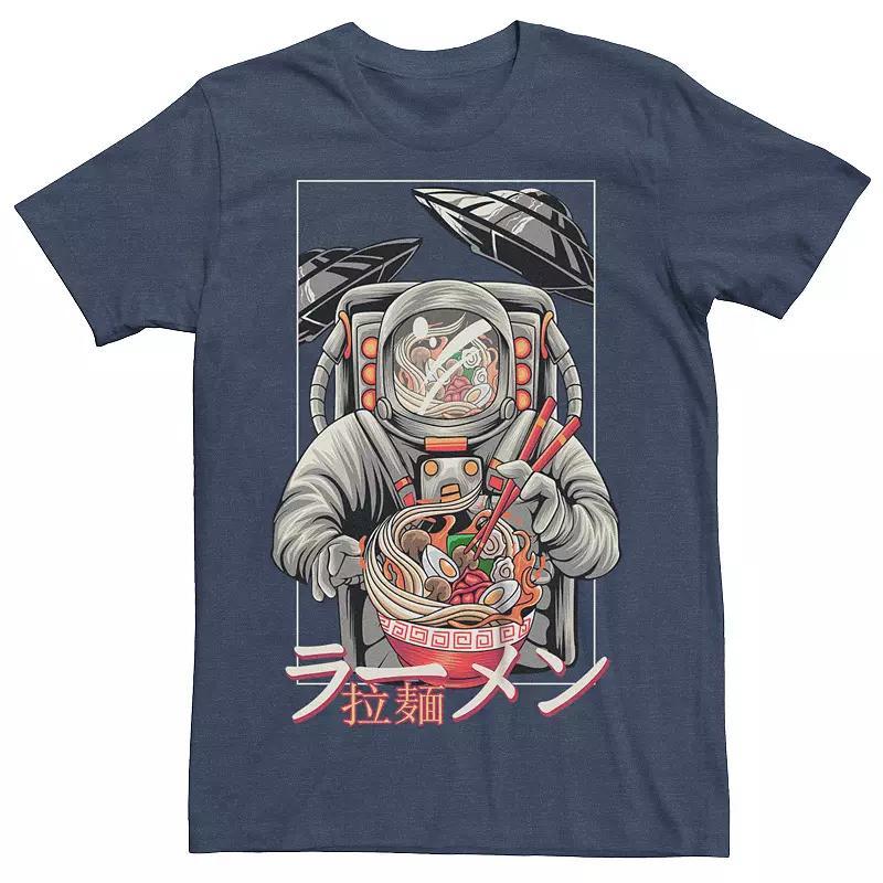 Men's Astronaut Ramen UFOs Graphic Tee, Size: XXL, Grey Heather Product Image