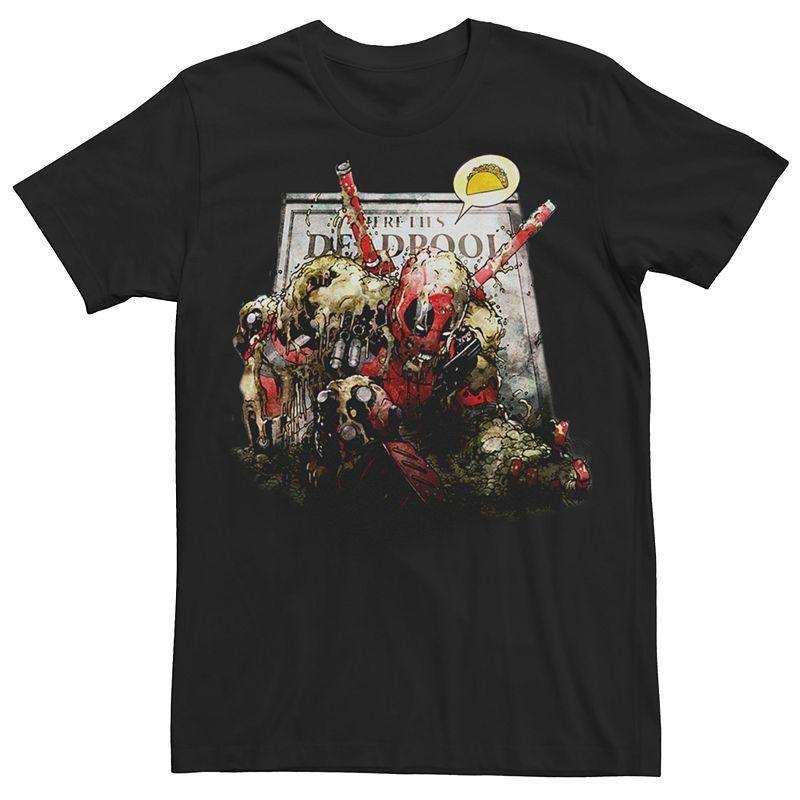 Men's Deadpool Rise For Tacos Tee, Size: XL, Black Product Image