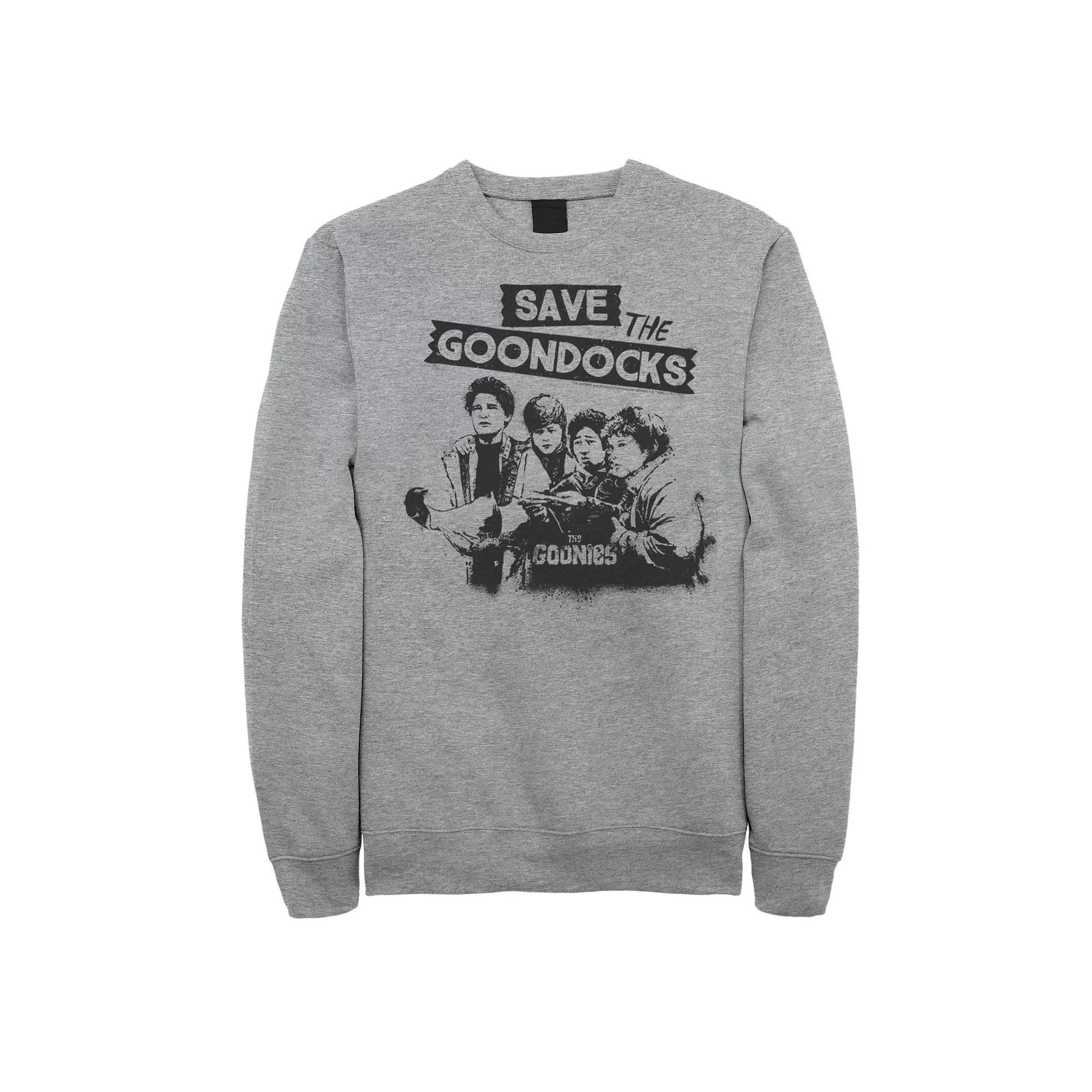 Men's The Goonies Save The Goondocks Text Sweatshirt,  Product Image
