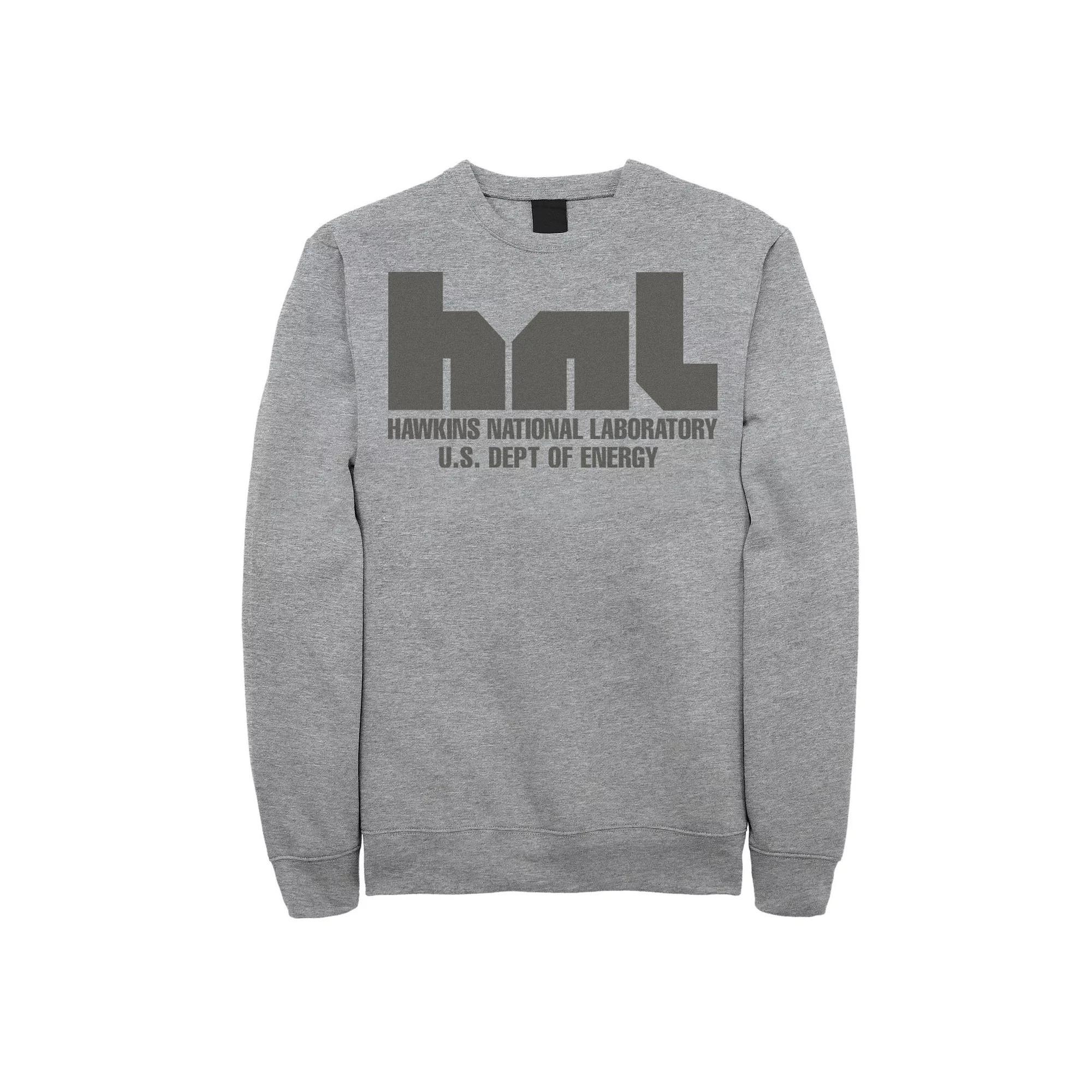 Men's Stranger Things HNL Hawkins National Laboratory Logo Sweatshirt,  Product Image