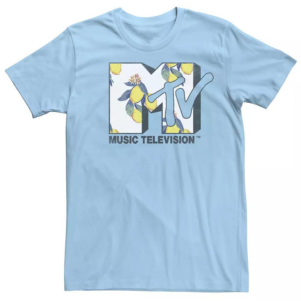 Men's MTV Lemon Branch White Logo Short Sleeve Tee,  Product Image