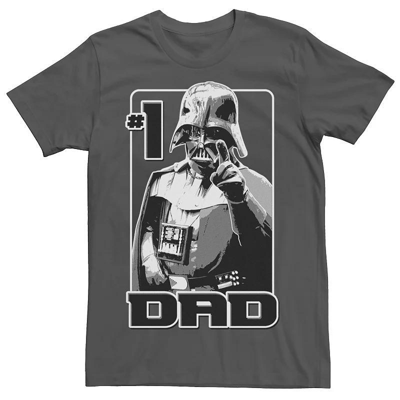 Men's Star Wars Darth Vader Number One Dad Father's Day Tee, Size: XL, Blue Product Image