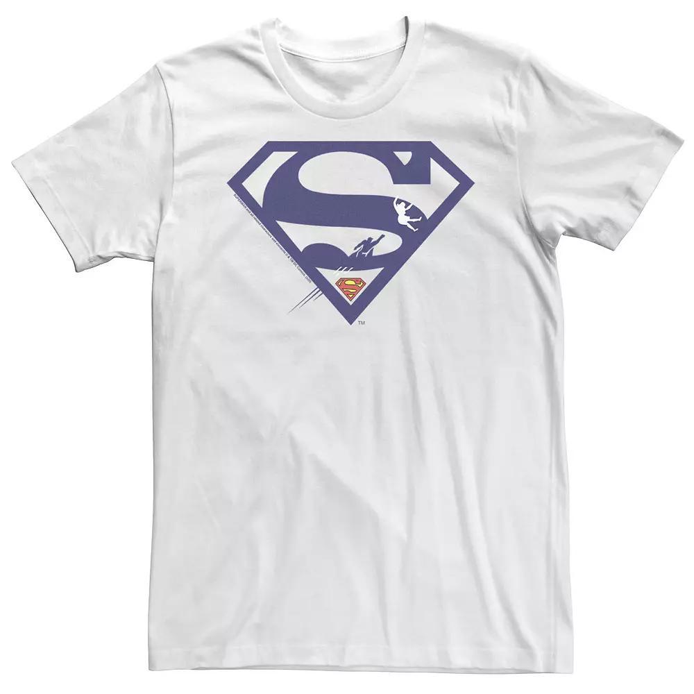 Big & Tall DC FanDome Superman Blue Silhouette Logo Tee, Men's,  Product Image