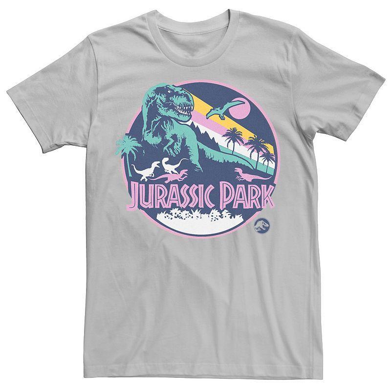 Men's Jurassic Park Retro Rex Scene Tee, Size: 3XL, Royal Product Image