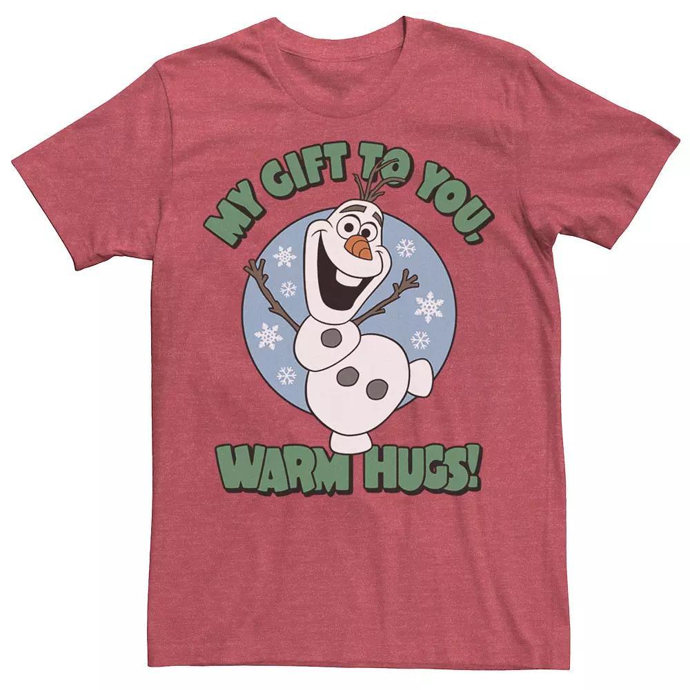 Disney's Frozen Olaf My Gift To You Warm Hugs Portrait Men's Tee,  Product Image