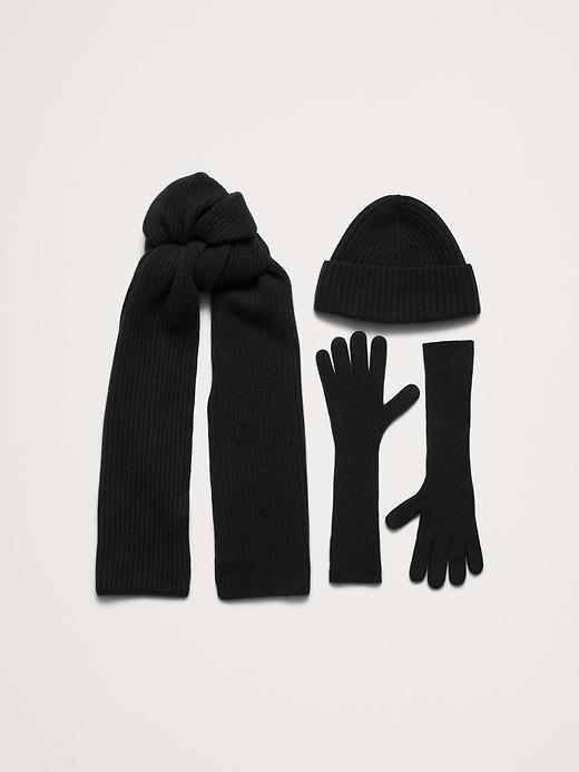 Signature Cashmere Long Gloves Product Image