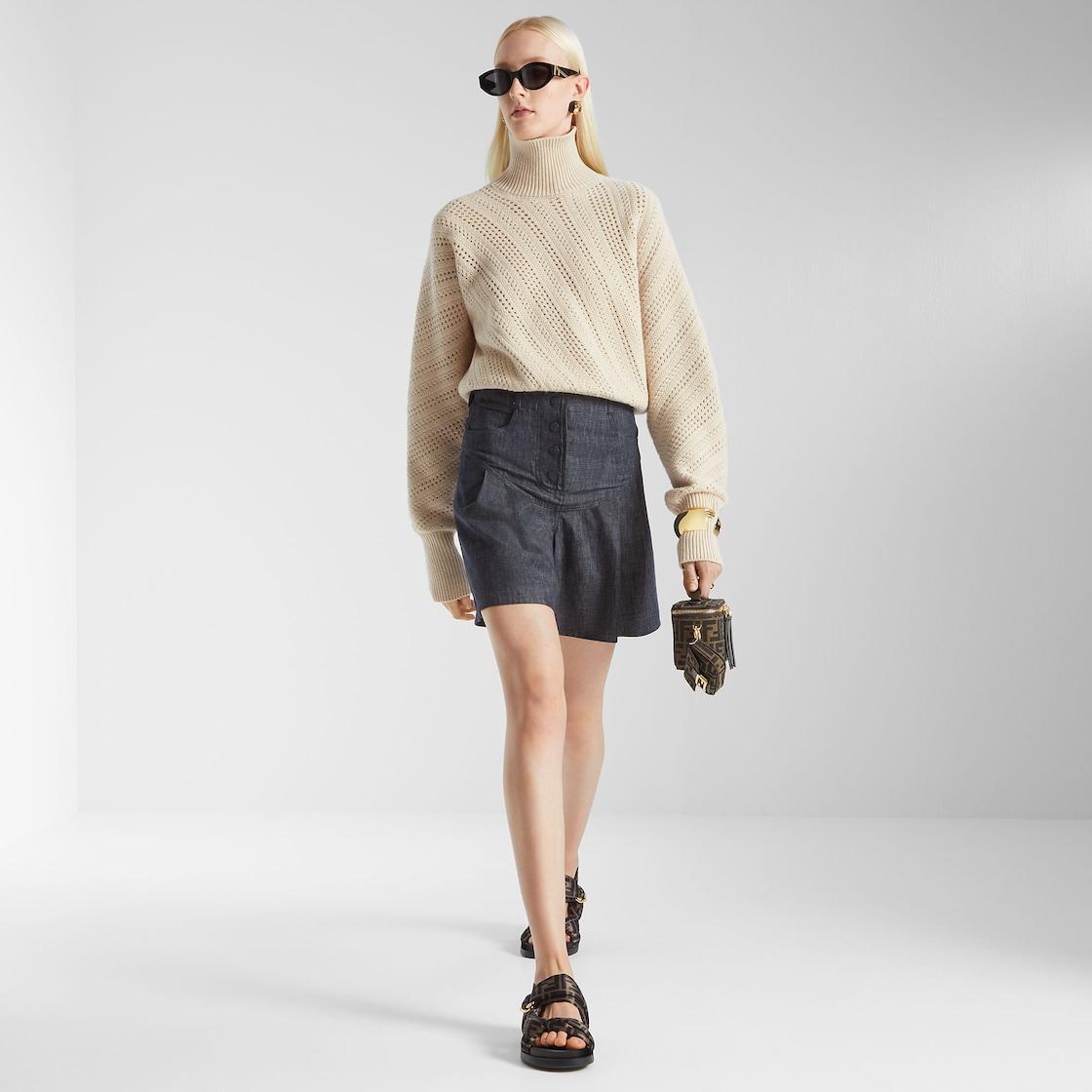 SweaterBeige wool and cashmere pullover Product Image