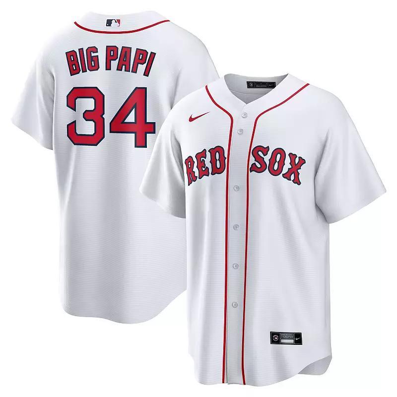 Nike Mens MLB Boston Red Sox (Enrique Hernandez) Replica Baseball Jersey Product Image