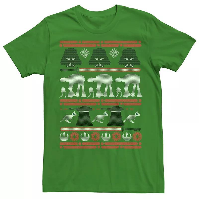 Men's Star Wars Darth Vader Hoth Ugly Christmas Sweater Tee,  Product Image