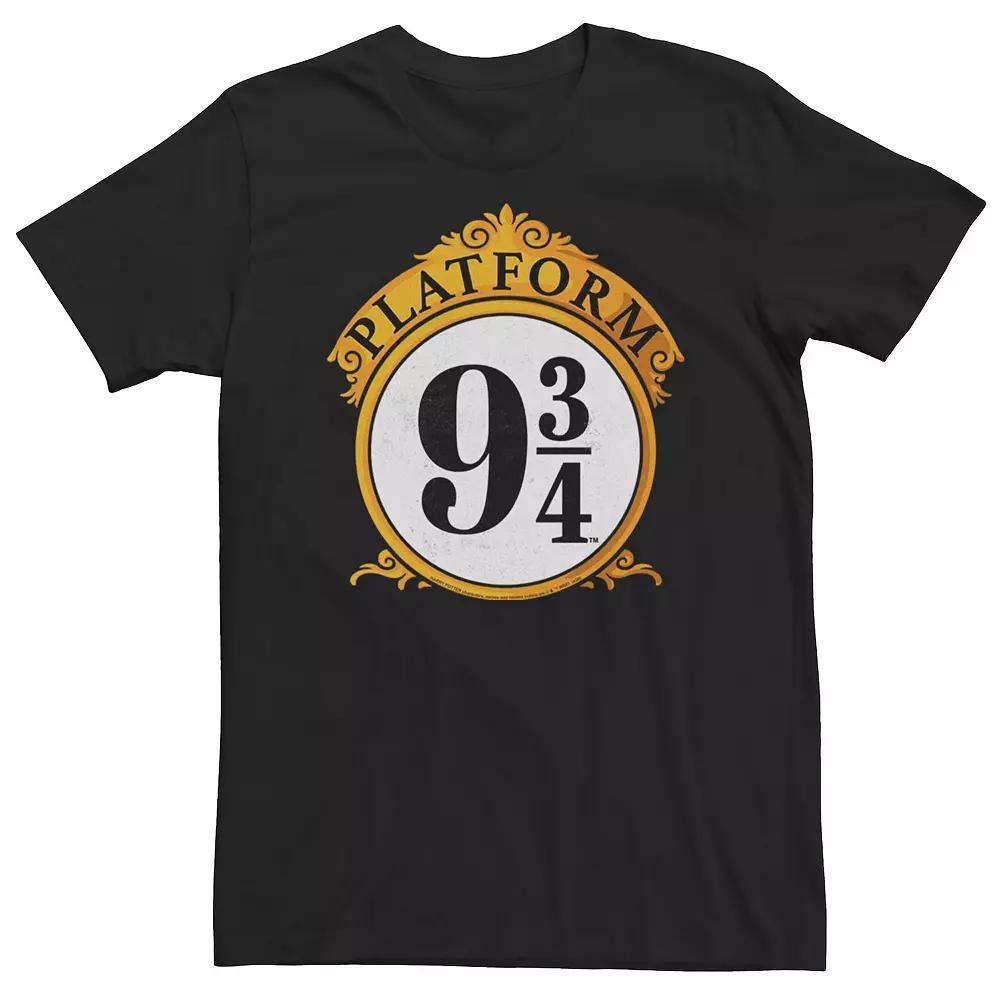 Big & Tall Harry Potter Platform 9 &3/4 Sign Tee, Boy's,  Product Image