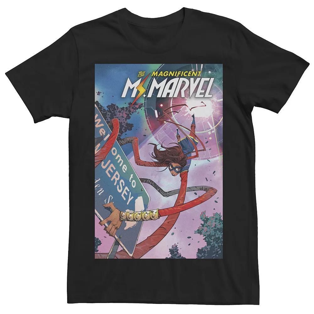 Men's Marvel Magnificent Ms. Marvel Comic Cover Tee,  Product Image