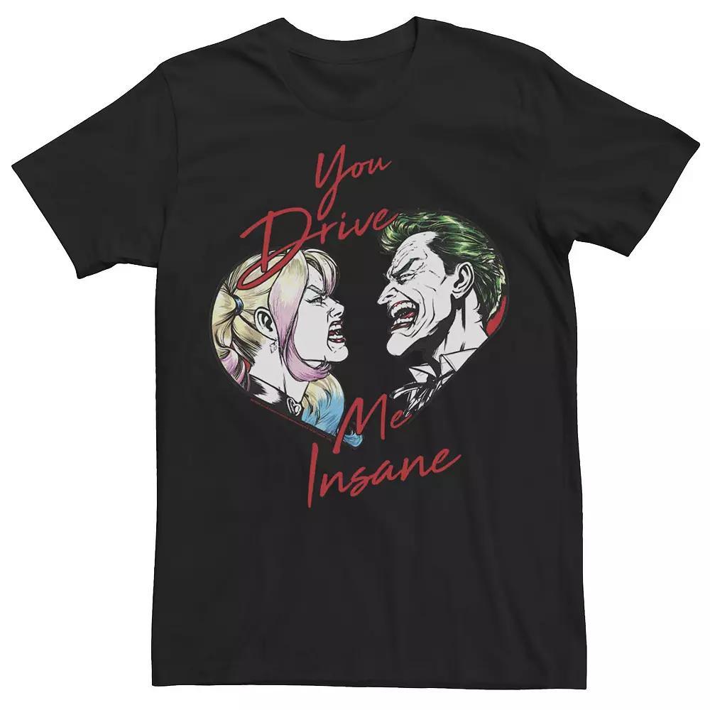 Men's Batman Joker Harley Quinn Drive Me Insane Tee,  Product Image